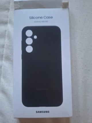 Funda Samsung Galaxy A55 Silicona Negra