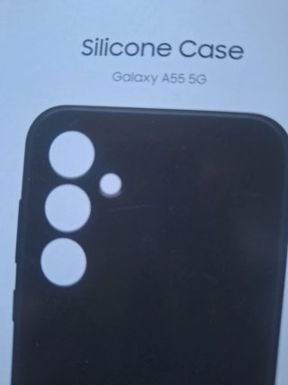 Funda Samsung Galaxy A55 Silicona Negra