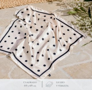 Pañuelo Polka Dot elefante. Estilo francés.