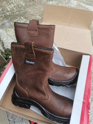 Botas de seguridad marrones