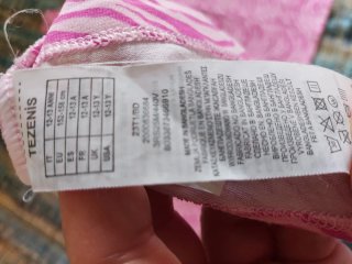 Set Tezenis 12-13 anni fantasia zebra