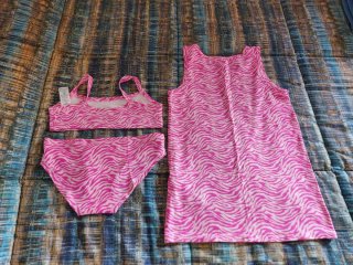 Set Tezenis 12-13 anni fantasia zebra