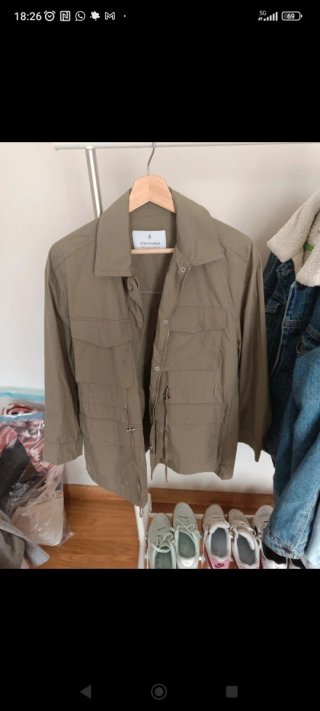 Chaqueta verde militar Stradivarius
