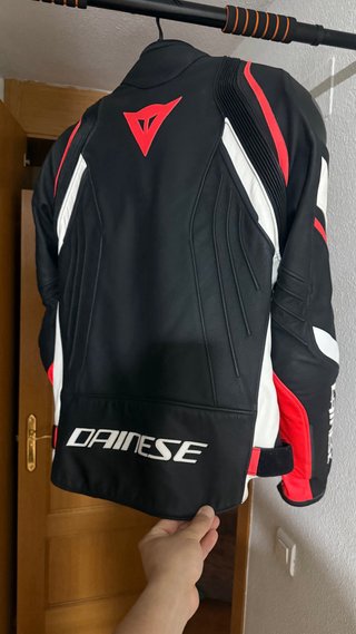 Chaqueta Dainese Talla 54 Negra Roja Blanca