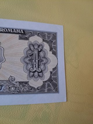 Billete 1 Leu Rumanía 1952
