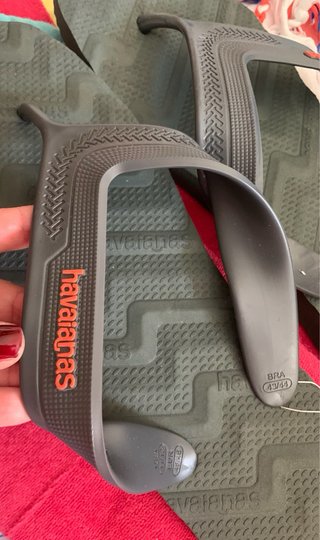 Ciabatte Havaianas Uomo Taglia 43-44 Verde/cachi
