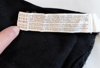 Camiseta Polo ZARA Hombre Negra,talla:M