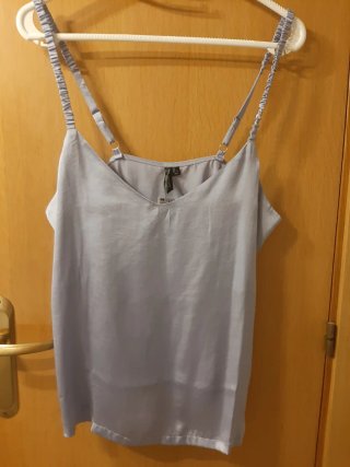 Pijama tirantes azul talla.l.