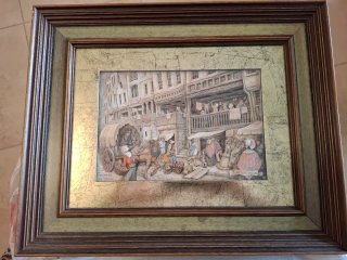 Cuadro Anton Pieck 3D de la época.
