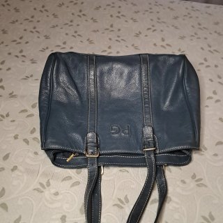 Bolso Purificación García Azul Piel