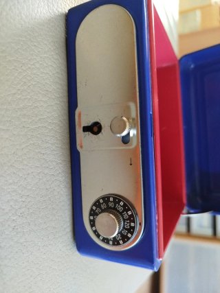 Cassaforte Piccola Blu e Argento
