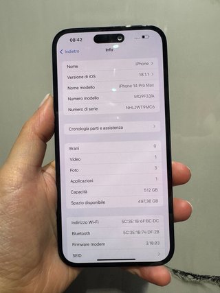iPhone 14 Pro Max 512GB Nero