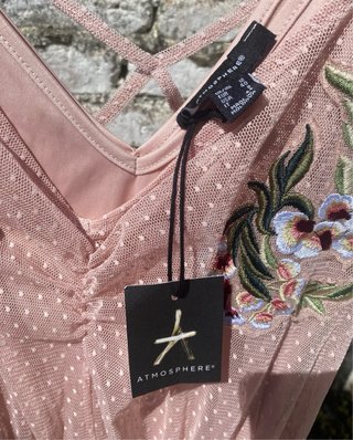 Vestido rosa largo Atmosphere Talla L