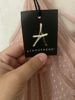Vestido rosa largo Atmosphere Talla L