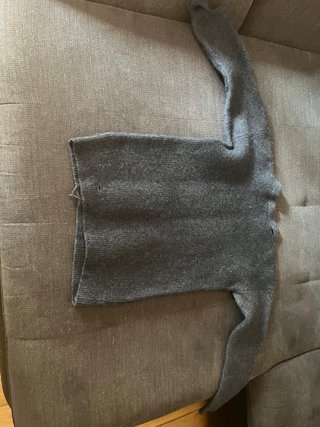 Jersey de lana gris