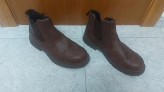 Zapatos de Seguridad Safety Marrones Talla 47.