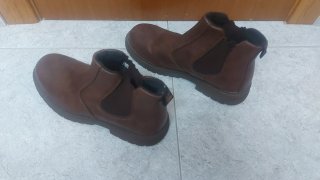 Zapatos de Seguridad Safety Marrones Talla 47.