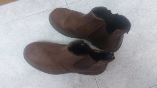 Zapatos de Seguridad Safety Marrones Talla 47.