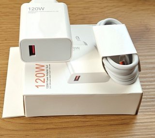 Caricabatterie compatibile Xiaomi 120W con cavo di ricarica rapida