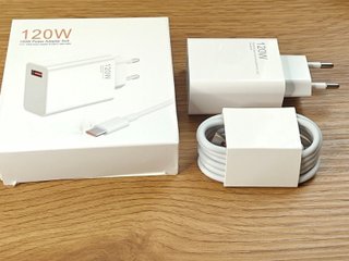 Caricabatterie compatibile Xiaomi 120W con cavo di ricarica rapida