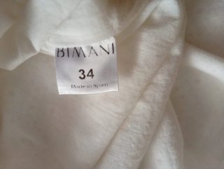 Vestido blanco Bimani