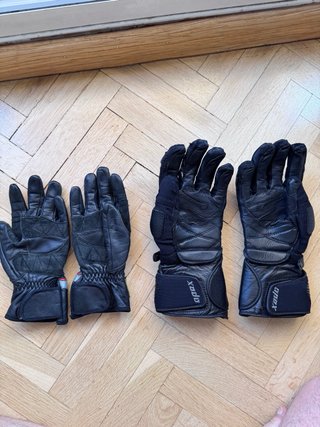 Guantes Moto Garibaldi y Alpinestars Negros