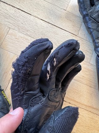 Guantes Moto Garibaldi y Alpinestars Negros