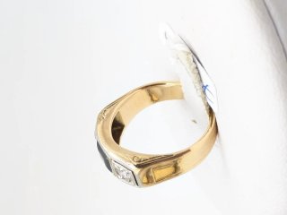 Anillo Oro 18k Zafiro y Diamantes