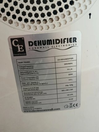 Deshumidificador Eléctrico
