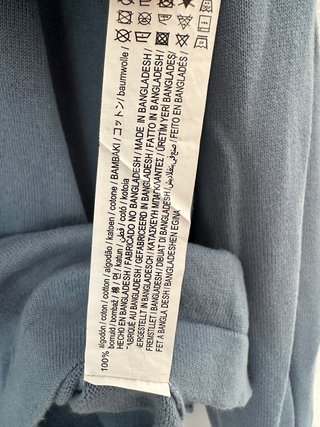 Jersey Zara Azul Hombre