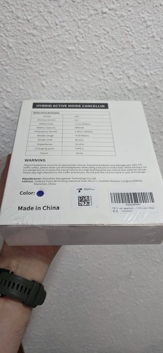 Auriculares Bluetooth ANC 120H PRECINTADO