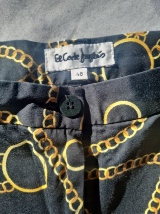 Pantalón El Corte Inglés estampado cadenas