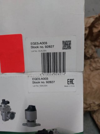Válvula EGR NTK EGE5-A003 Opel Saab Fiat