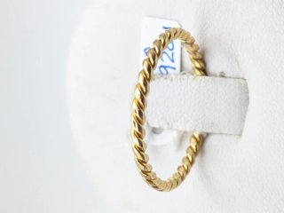 Anillo Oro 18k Trenzado