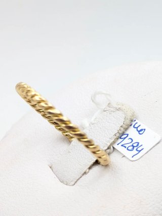 Anillo Oro 18k Trenzado