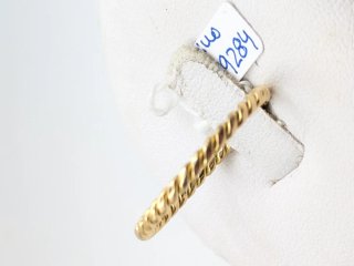 Anillo Oro 18k Trenzado