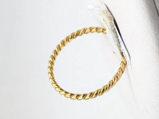 Anillo Oro 18k Trenzado