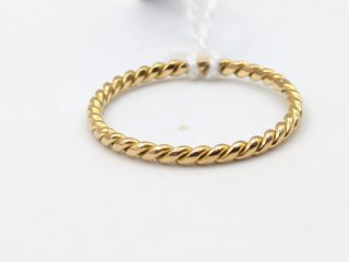 Anillo Oro 18k Trenzado
