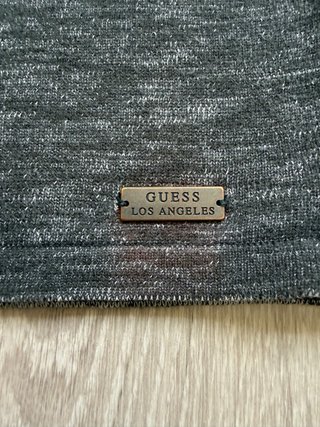 Jersey de punto fino Guess gris hombre
