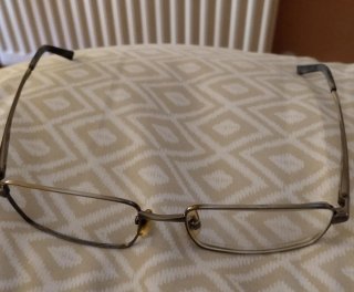 Montura de gafas graduadas metálicas