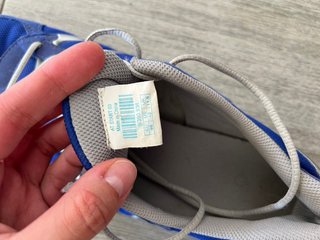 Zapatillas atletismo clavos azul/plata