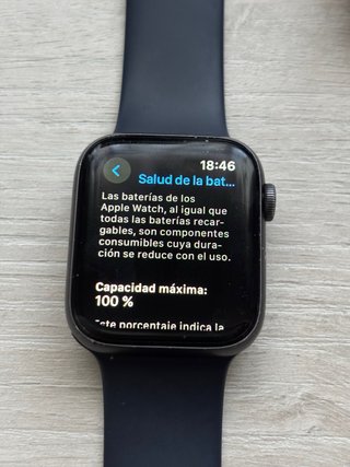 Apple Watch Series 5 44mm Negro/Azul Marino