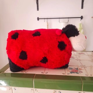 Cojín Peluche Mariquita