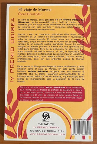 Libro El viaje de Marcos Edición Limitada Descatal