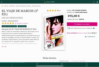 Libro El viaje de Marcos Edición Limitada Descatal