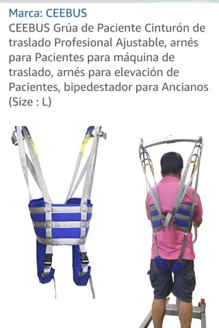 Grúa para personas.