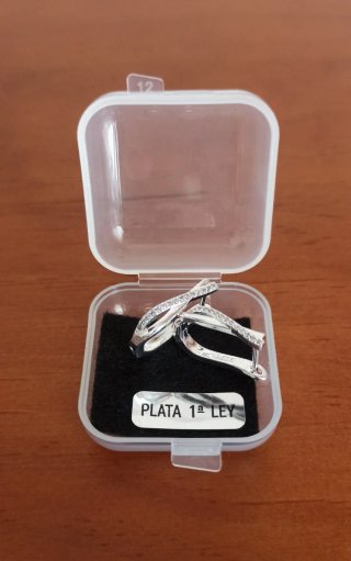 Pendientes de Circonitas de Plata