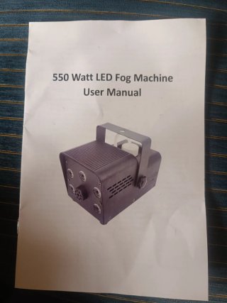 Máquina de Humo con Luces LED