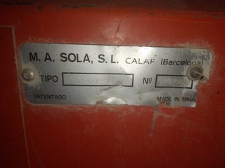 Chisel Sola 9 Brazos Rodillo Macizo