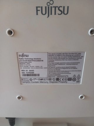 Monitor Fujitsu 19 Bianco